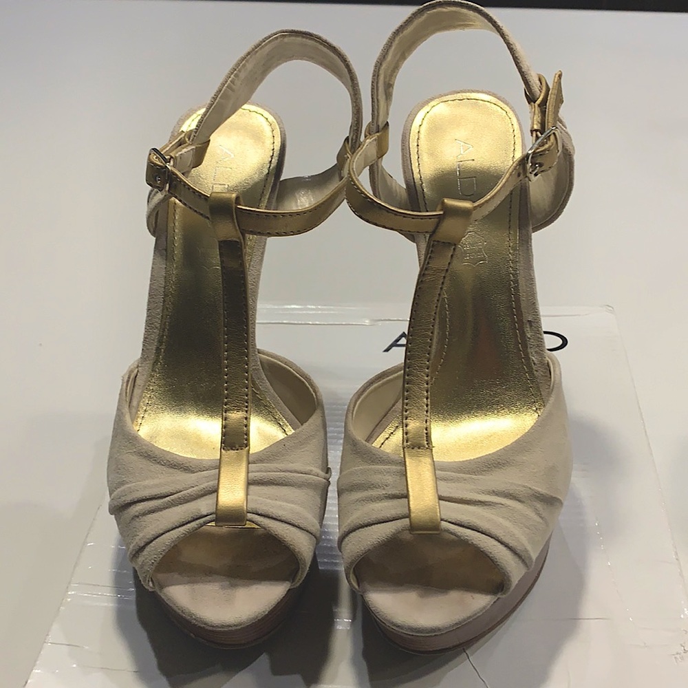 Aldo Rogan high heels suede shoes